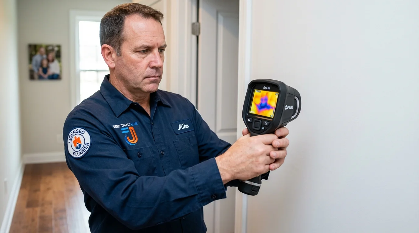 Thermal imaging leak detection by Johns Plumbing LLC in Boynton Beach